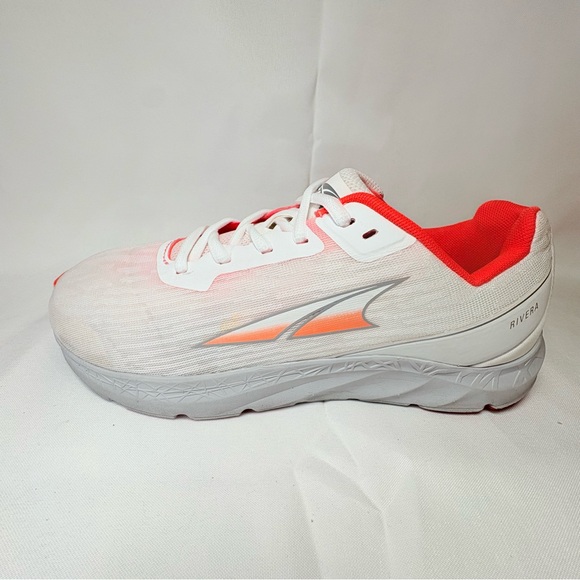 ALTRA Rivera Womens 10.5 Zero Drop Running Walking Shoes White/Coral ALOA4VQV161 - Picture 3 of 9